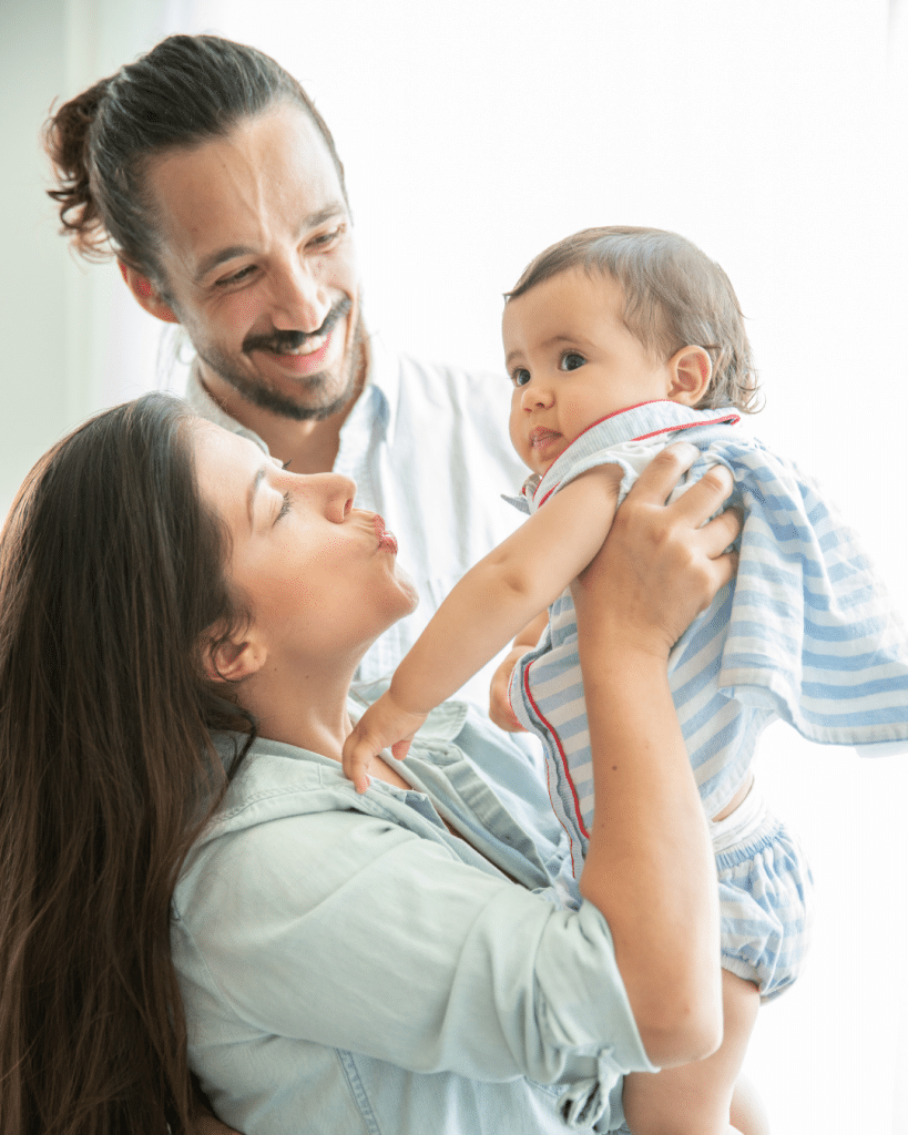 Famiglia neonato